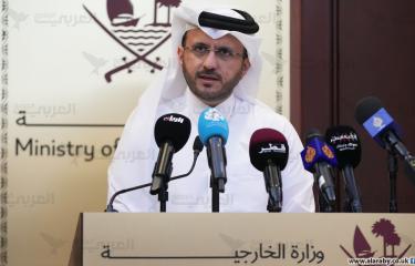 المتحدث الرسمي باسم وزارة الخارجية القطرية ماجد الأنصاري-حسين بيضون