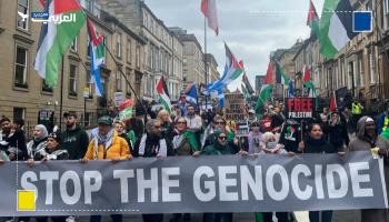 مظاهرات حاشدة في اسكتلندا: الحرية لاسكتلندا .. الحرية لفلسطين 