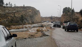 إعصار وفيضانات ليبيا (رويترز)