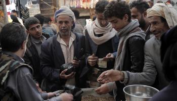 أسواق اليمن/ صنعاء في 7 أبريل 2024 (فرانس برس)