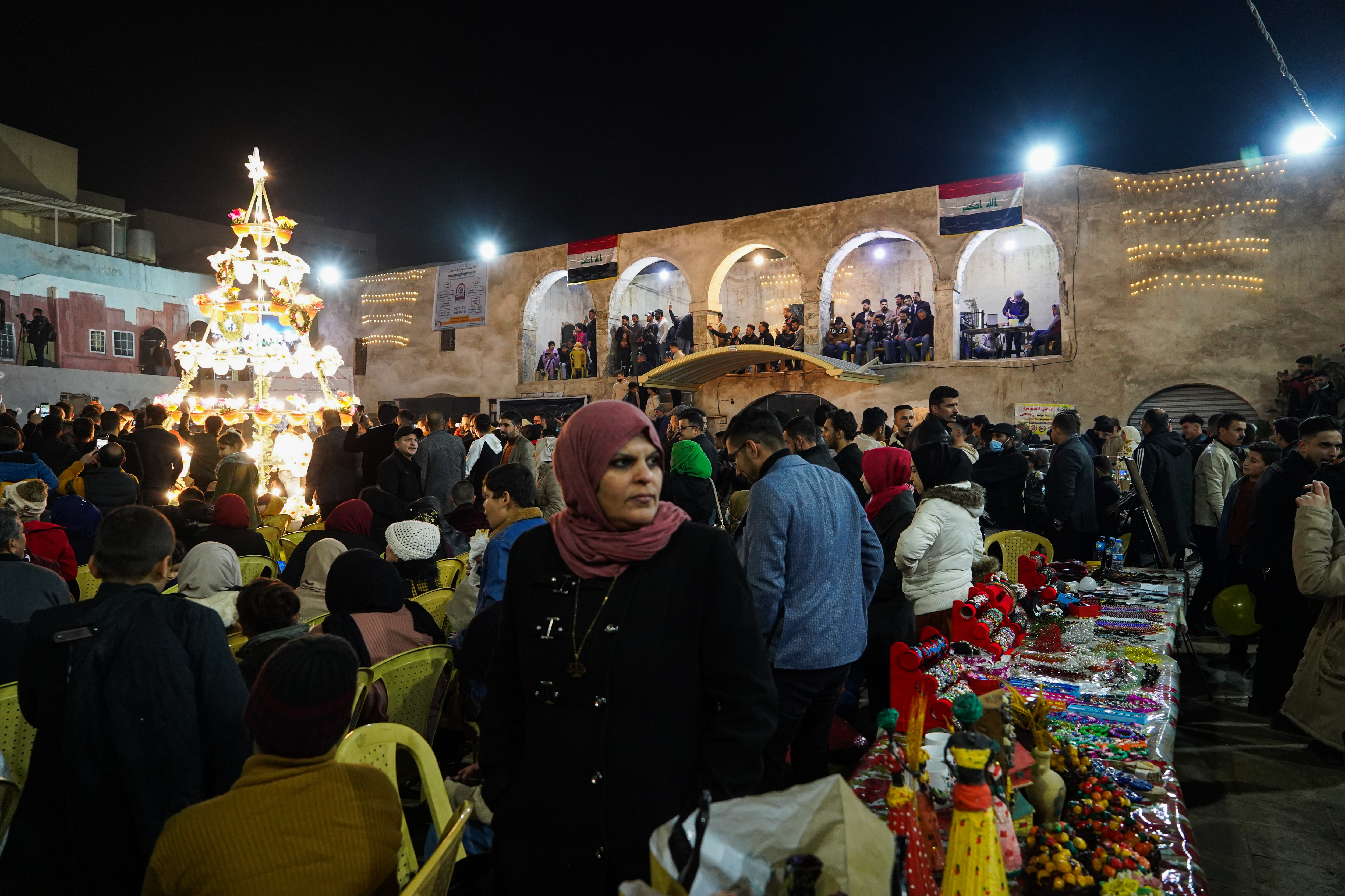 أجواء رأس السنة في الموصل (إسماعيل عدنان/ Getty)