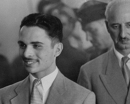 مذكرات سليمان النابلسي King_Hussein_with_PM_Suleiman_Nabulsi%2C_November_1956