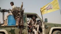 عناصر من قوات الدعم السريع غرب الخرطوم 22 يونيو 2019 (فرانس برس)
