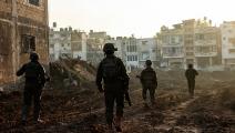 جنود إسرائيليون في شمال القطاع، غزة 19 ديسمبر 2023 (جيل كوهين-ماجين/فرانس برس)