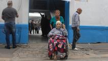 امرأة من الأشخاص ذوي الإعاقة في تونس (ياسين قايدي/ الأناضول)