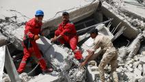انهيار مبنى في العراق (أحمد الربيعي/ فرانس برس)