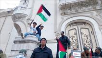 المظاهرات في تونس تتواصل منذ بدء العدوان الإسرائيلي على غزة (العربي الجديد)