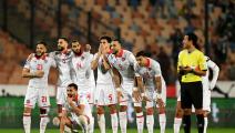 منتخب تونس قبل مواجهة كرواتيا في القاهرة يوم 23 مارس/آذار 2024 (Getty)
