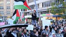 جانب من مظاهرة في فرانكفورت دعماً لفلسطين، 3 تشرين الثاني/ نوفمبر 2023 (Getty)
