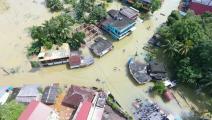 فيضانات في سريلانكا(تويتر)