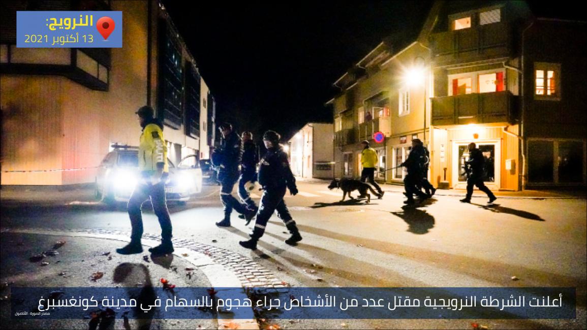 أعلنت الشرطة النرويجية مقتل عدد من الأشخاص جراء هجوم بالسهام في مدينة كونغسبرغ