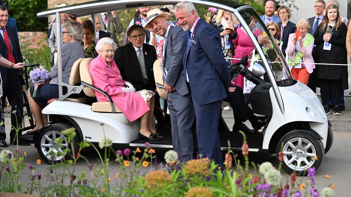 الملكة إليزابيث الثانية في زيارة إلى معرض تشيلسي للزهور  - 23 مايو 2022 (بول جروفر - بول / Getty)