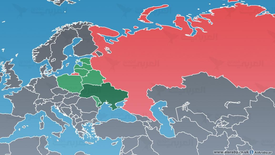 روسيا وأوكرانيا وبيلاروسيا ودول أخرى