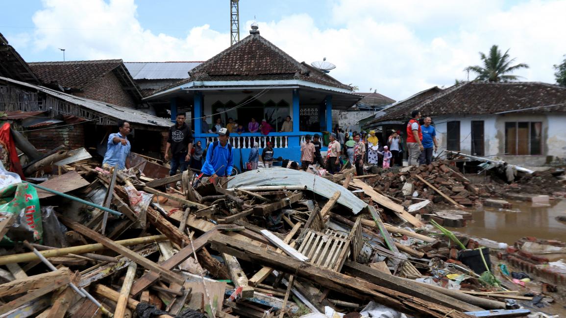 فيضانات إندونيسيا كانت مدمرة (أيوندا/ فرانس برس)
