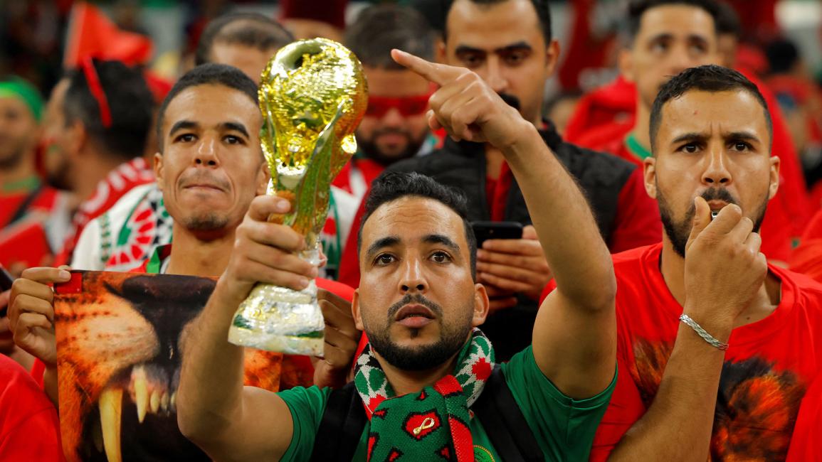 جماهير المنتخب المغربي تخطف الأضواء في استاد الثمامة أمام البرتغال