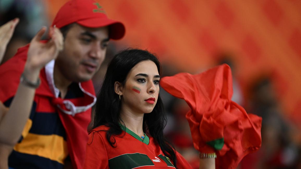 جماهير المنتخب المغربي تدعم أسود الأطلس أمام كرواتيا