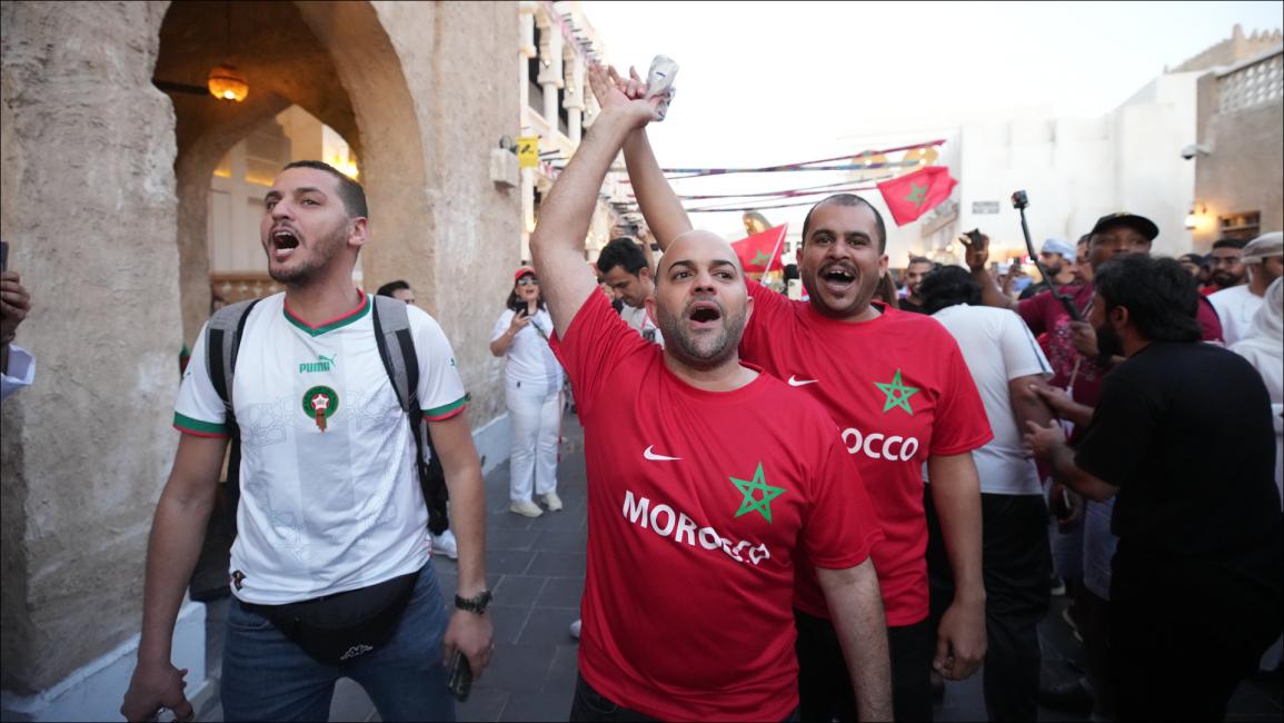 أجواء تفاؤل عربي بأسود الأطلس قبل مباراة المغرب وفرنسا