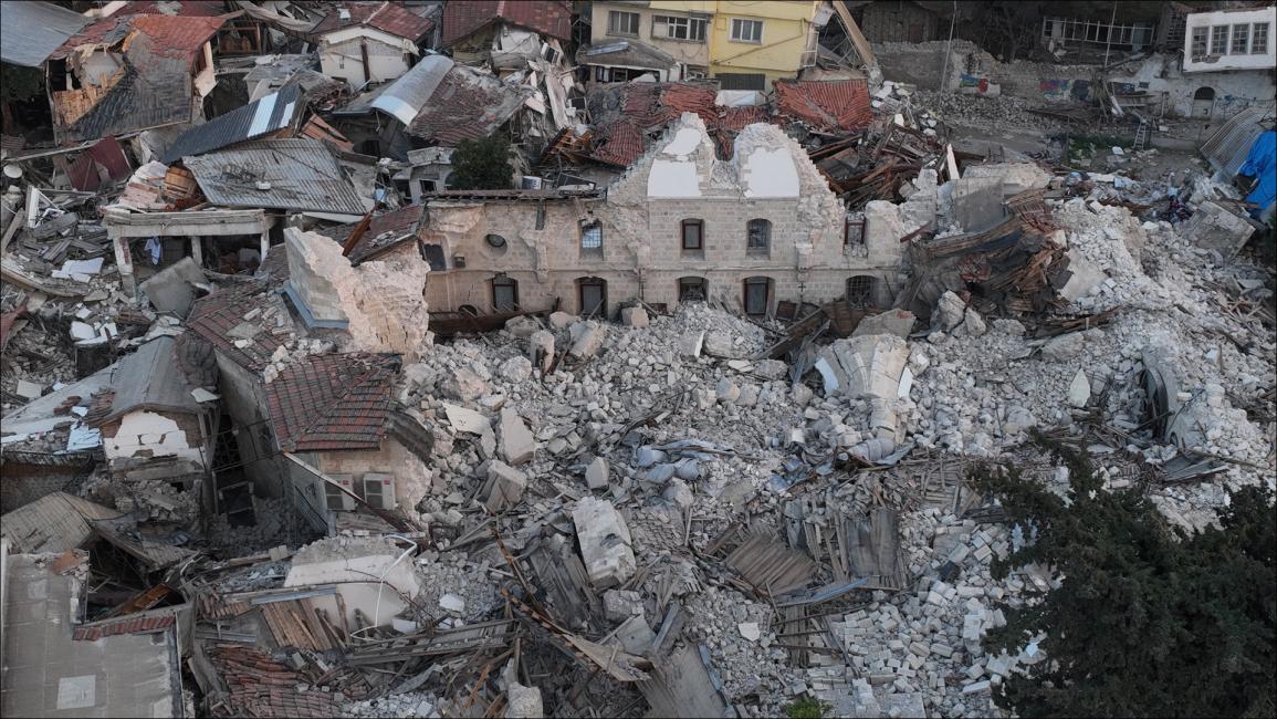 زلزال تركيا يدمر كنيسة الروم الأرثوذكس التاريخية في هاتاي