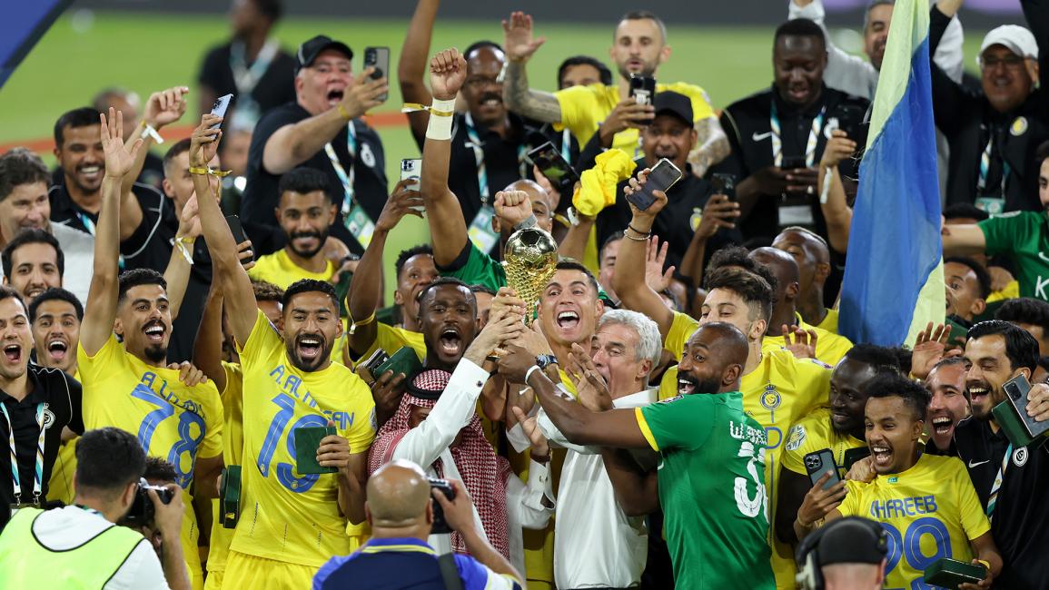 النصر حقق لقبه الأول في البطولة العربية للأندية (ياسر بخش/Getty)