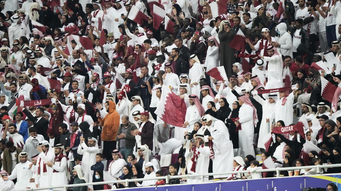 حضور جماهيري كبير في مباريات منتخب قطر (كوجي واتانبي/Getty)