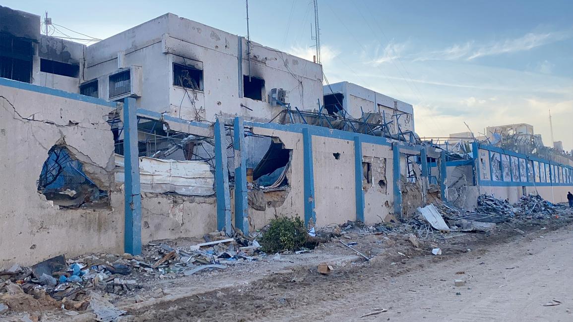 القصف الإسرائيلي يحول مكاتب "أونروا" في غزة إلى أنقاض