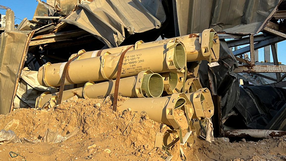 مخلفات قذائف وصواريخ الحرب في غزة
