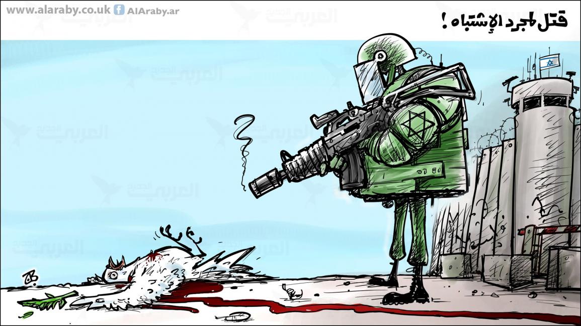 كاريكاتير قتل بالاشتباه / حجاج
