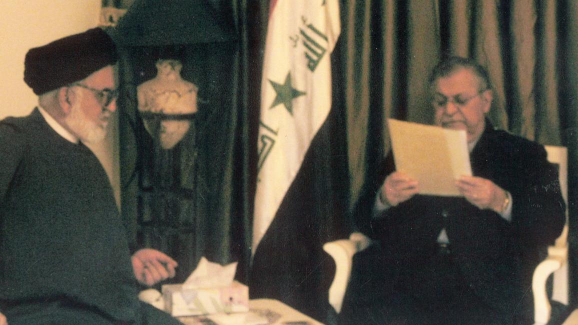 مع الرئيس العراقي جلال طالباني