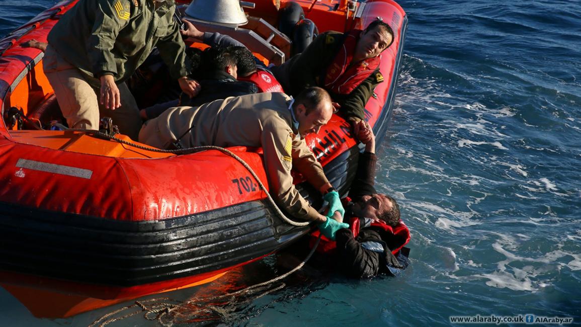 مصرع 21 مهاجرا قرب جزر يونانية ببحر إيجه