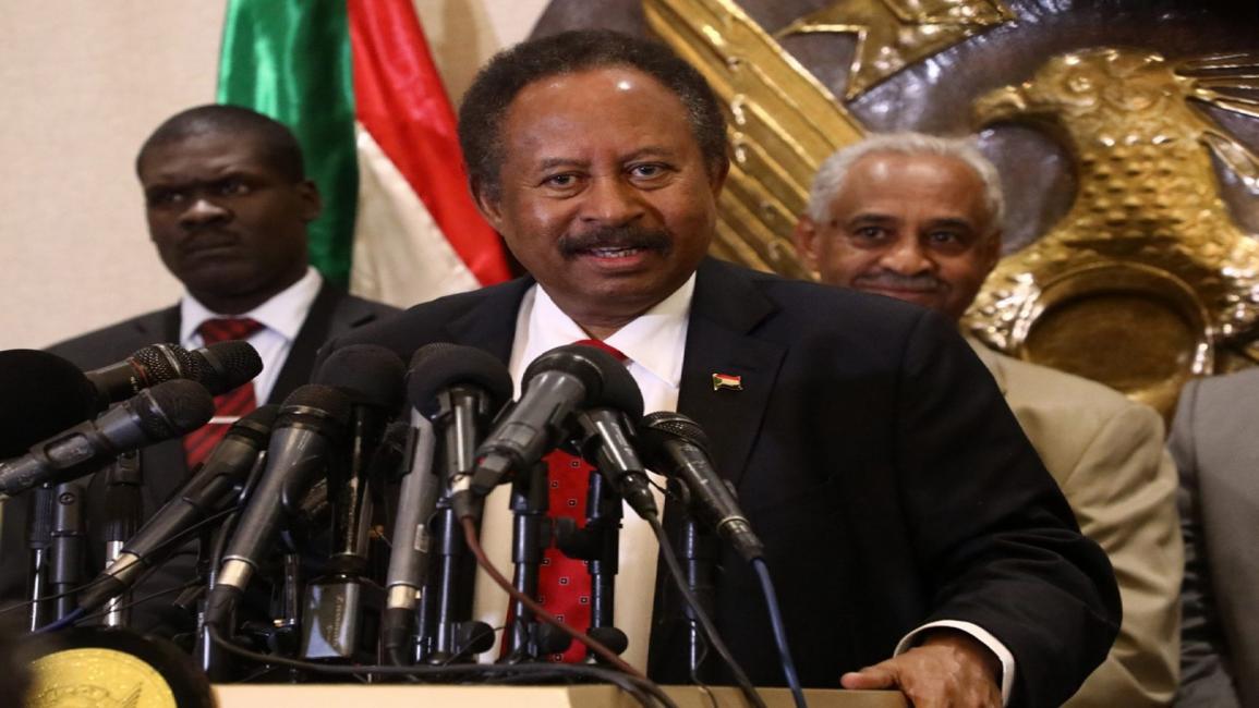 عبد الله حمدوك رئيس الحكومة السودانية (Getty)