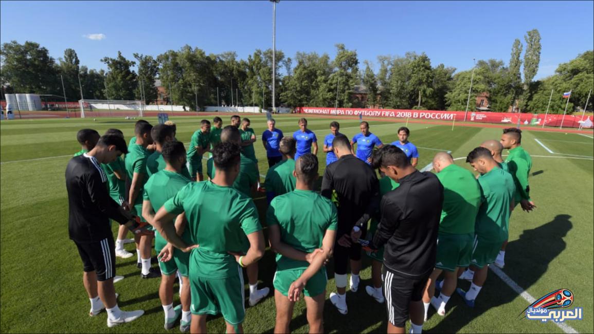 صور حصرية لتدريبات المنتخب المغربي