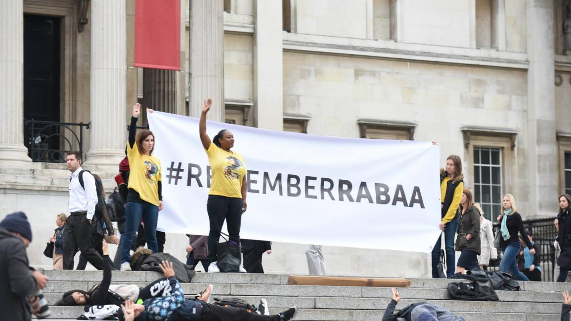 لندن تحيي ذكرى مذبحة رابعة