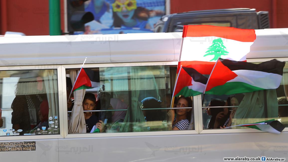 الفلسطينيون يواصلون احتجاجهم ضد خطة وزارة العمل بلبنان(حسين بيضون)