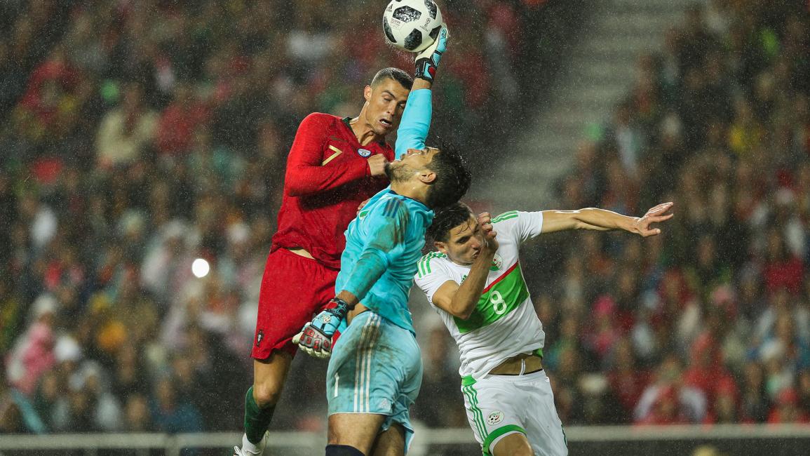 المباراة الودية بين المنتخب البرتغالي ضد المنتخب الجزائري