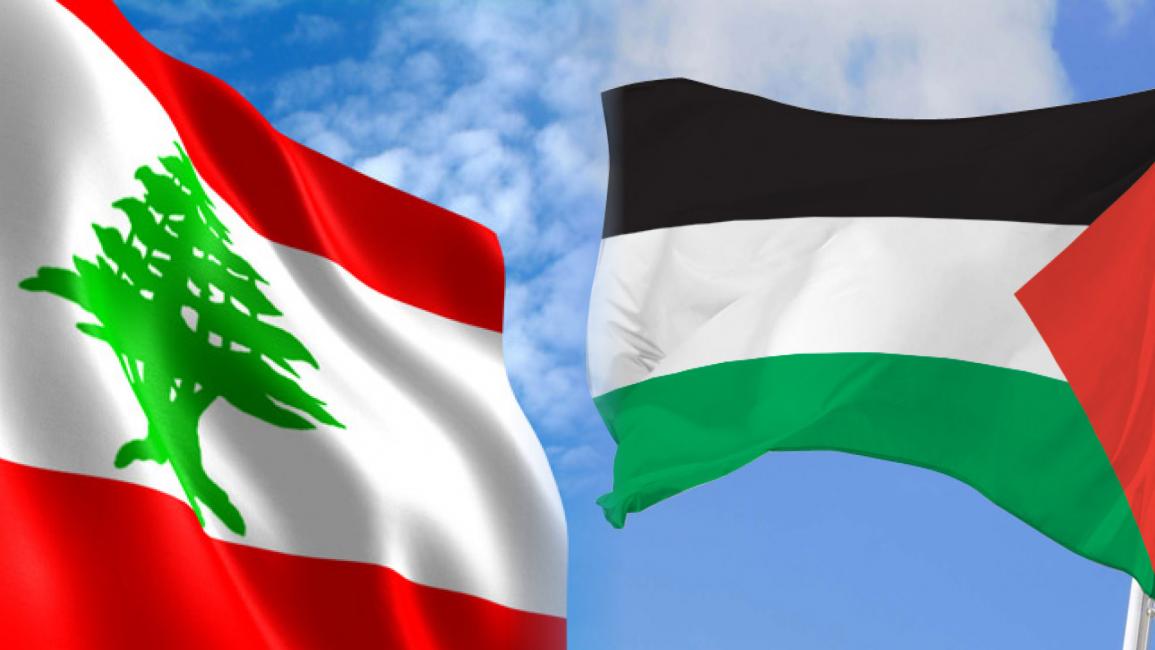 علمي لبنان وفلسطين 