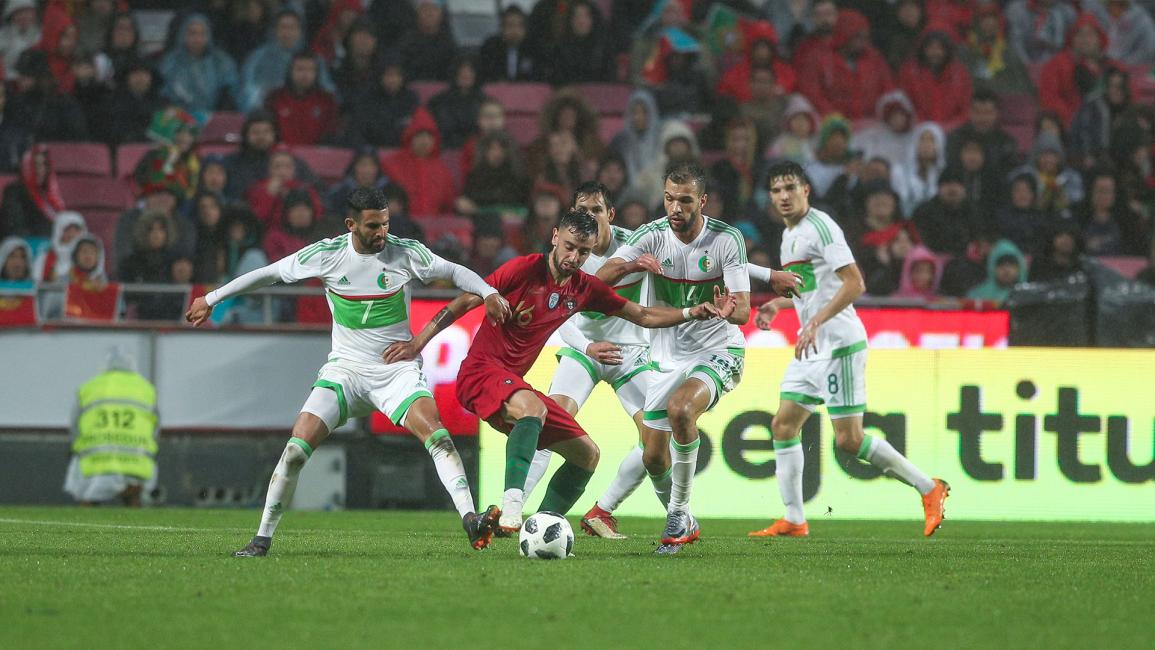 المباراة الودية بين المنتخب البرتغالي ضد المنتخب الجزائري