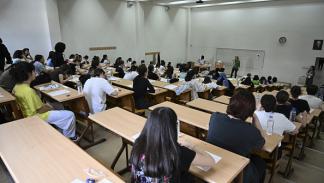 طلاب في إحدى جامعات أنقرة، في 17 يونيو 2023 (الأناضول)