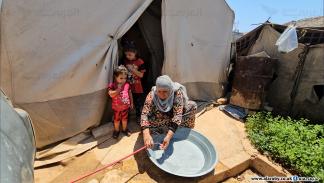 أزمة المياه في مخيمات الشمال السوري، يوليو 2024 (العربي الجديد)