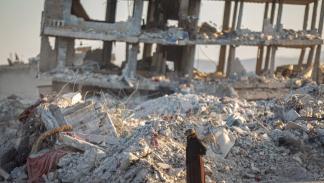 دمار بعد زلزال سورية في حلب - 18 فبراير 2024 (محمد سعيد/ الأناضول)