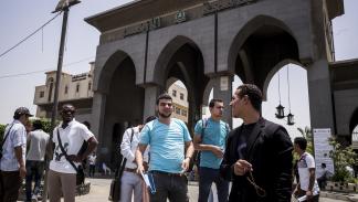 خارج جامعة الأزهر في مصر (ديفيد دغنر/ Getty)