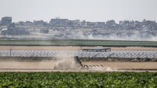 مزارعون إسرائيليون في ناحال عوز