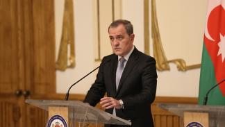 وزير الخارجية الأذربيجاني جيهون بيراموف 27 يونيو 2024 (Getty)