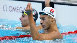 تألق الجوادي بمنافسات السباحة في أولمبياد باريس، 29 يوليو 2024 (آدم برتي/Getty)