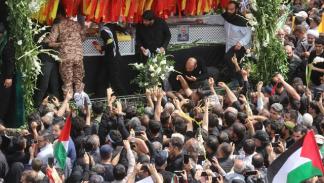 خلال جنازة إسماعيل هنية في طهران، 1 أغسطس 2024 (رويترز)
