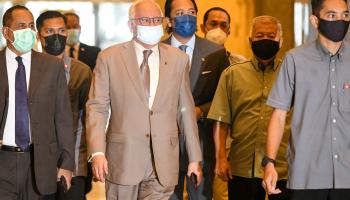 رئيس الوزراء الماليزي الأسبق نجيب رزاق (فرانس برس)