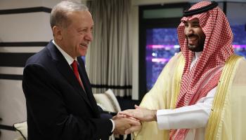 أردوغان وولي العهد السعودي الأناضول