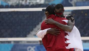 Getty-Beach Volleyball - Olympics: Day 15