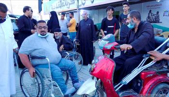 طالب مثقفين وناشطين وحقوقيين في كربلاء بدعم حملته (العربي الجديد)