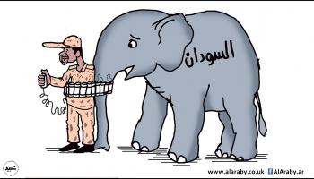 كاريكاتير السودان والعسكر / عبيد