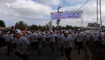 أطفال غزة يركضون في "ماراثون الأمل" لتسليط الضوء على الفقر